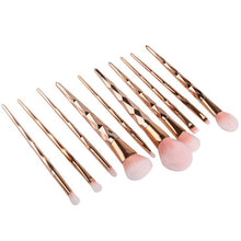 MAANGE 10PCS Make Up Foundation Eyebrow Eyeliner Blush Cosmetic Concealer Brushes kit de pinceis de maquiagem 2017 Anne