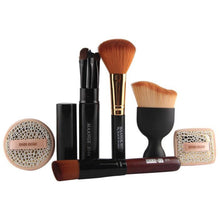 MAANGE 10pcs Makeup Brush Makeup Face Puff Makeup Foundation Brush +Face Puff+Shadow Contour Makeup Brush Anne