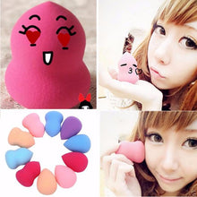 MAANGE 10pcs Professional Beauty Flawless Foundation Puff Multi Shape Makeup sponge Cosmetics Maquiagem Colorful