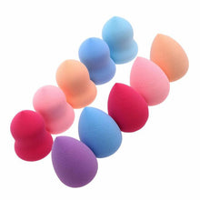 MAANGE 10pcs Professional Beauty Flawless Foundation Puff Multi Shape Makeup sponge Cosmetics Maquiagem Colorful