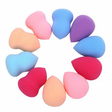 MAANGE 10pcs Professional Beauty Flawless Foundation Puff Multi Shape Makeup sponge Cosmetics Maquiagem Colorful