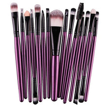 MAANGE 15 pcs Makeup brushes Set Professional Cosmetic Eyeshadow Foundation Lip Brush Maquiagem Purple