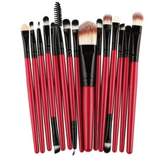 MAANGE 15 pcs/Sets Eye Shadow Foundation Eyebrow Lip Brush Makeup Brushes Tool pinceis de maquiagem escova oval Anne