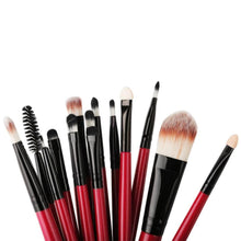 MAANGE 15 pcs/Sets Eye Shadow Foundation Eyebrow Lip Brush Makeup Brushes Tool pinceis de maquiagem escova oval Anne