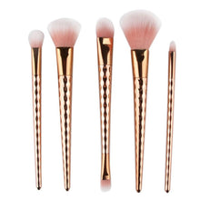 MAANGE 17.5*10*2 cm Nylon hair Material 5Pcs Colorful Cosmetic Eyebrow Eyeshadow Brush Makeup Brush Sets Kits Tools Anne