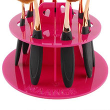 MAANGE 2017 10 Hole Oval Professional Makeup brushes Holder Drying Rack Organizer Cosmetic Shelf Makeup tools Pincel maquiagem