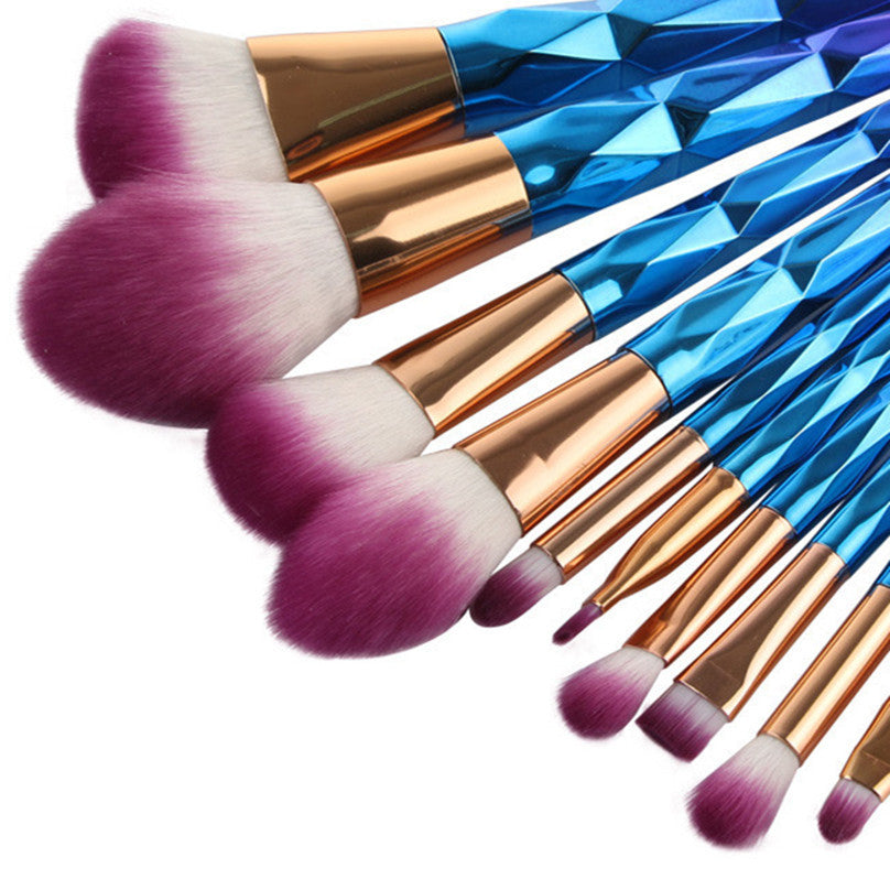 MAANGE 2017 10PCS Makeup brushes Professional Foundation Powder Eyebrow Eyeliner Blush Cosmetic Concealer brush Pincel maquiagem