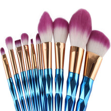 MAANGE 2017 10PCS Makeup brushes Professional Foundation Powder Eyebrow Eyeliner Blush Cosmetic Concealer brush Pincel maquiagem