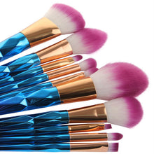 MAANGE 2017 10PCS Makeup brushes Professional Foundation Powder Eyebrow Eyeliner Blush Cosmetic Concealer brush Pincel maquiagem