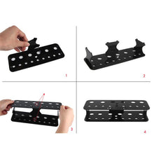 MAANGE 2017 15 Hole Square Makeup brushes Holder Drying Rack Organizer Cosmetic Shelf Makeup tools Pincel maquiagem Black