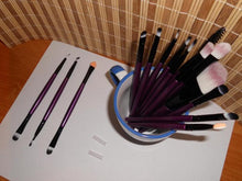 MAANGE 2017 15PCS Professional Makeup brushes Eyeshadow Concealer Powder Foundation Lip Cosmetic brush Pincel maquiagem Purple