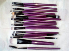 MAANGE 2017 15PCS Professional Makeup brushes Eyeshadow Concealer Powder Foundation Lip Cosmetic brush Pincel maquiagem Purple
