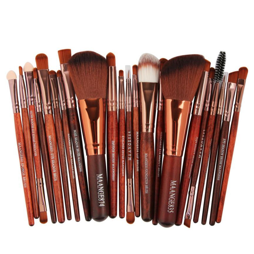 MAANGE 2017 22pcs Makeup brushes Set Professional Foundation Eye Shadows Lipsticks Powder Make Up Brushes Tools pincel maquiagem
