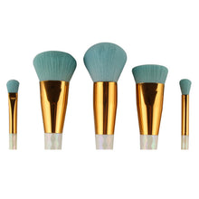 MAANGE 2017 5PCS Colorful Cosmetic Eyebrow Powder Foundation Eyeshadow Makeup brushes sets Makeup tools Pinceis de maquiagem