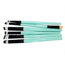 MAANGE 2017 6PCS Cosmetic Lip Concealer Powder Foundation Eyeshadow Eyeliner Brush Beauty Cosmetics Professional Makeup brushes
