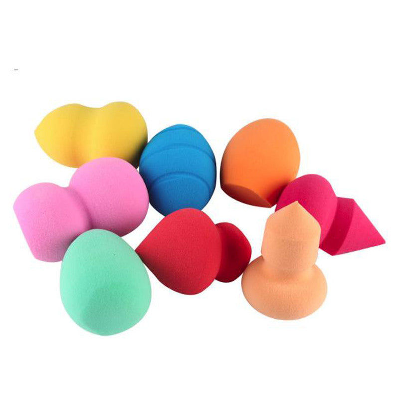 MAANGE 2017 8PCS Professional Beauty Flawless Soft Makeup sponge Powder Foundation Puff Multi Shape Sponges Pinceis de maquiagem