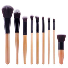 MAANGE 2017 9PCS Cosmetic Makeup brushes set Eyeshadow Blending Powder Foundation Eyeshadow Eyebrow Lip brush Pincel maquiagem