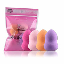 MAANGE 2017 Hot Sale 4pcs Pro Beauty Flawless Makeup Foundation Puff Multi Shape Sponges New houppette Anne