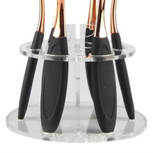 MAANGE 2017 New arrival 6 Hole Oval Makeup brushes Holder Drying Rack Organizer Cosmetics Shelf Beauty Makeup tools Maquiagem