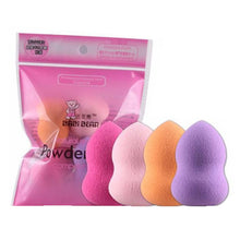 MAANGE 4pcs Professional Beauty Flawless Makeup sponge Foundation Puff Multi Shape Sponges Cosmetics Maquiagem