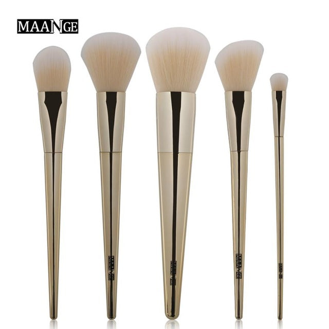 MAANGE 5PCS Cosmetic Makeup Brush Makeup Brush Eyeshadow Brush maquiagem profissional completa Anne