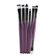 MAANGE 6PCS Cosmetic Professional Makeup Brushes Set Foundation Eyeshadow Eyebrow Lip Brush Maquiagem Purple
