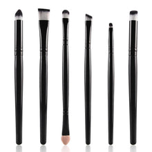 MAANGE 6PCS Makeup brush sets cosmetic brushes for powder Lip Eyeshadow Eyebrow Foundation Brush Maquiagem Black