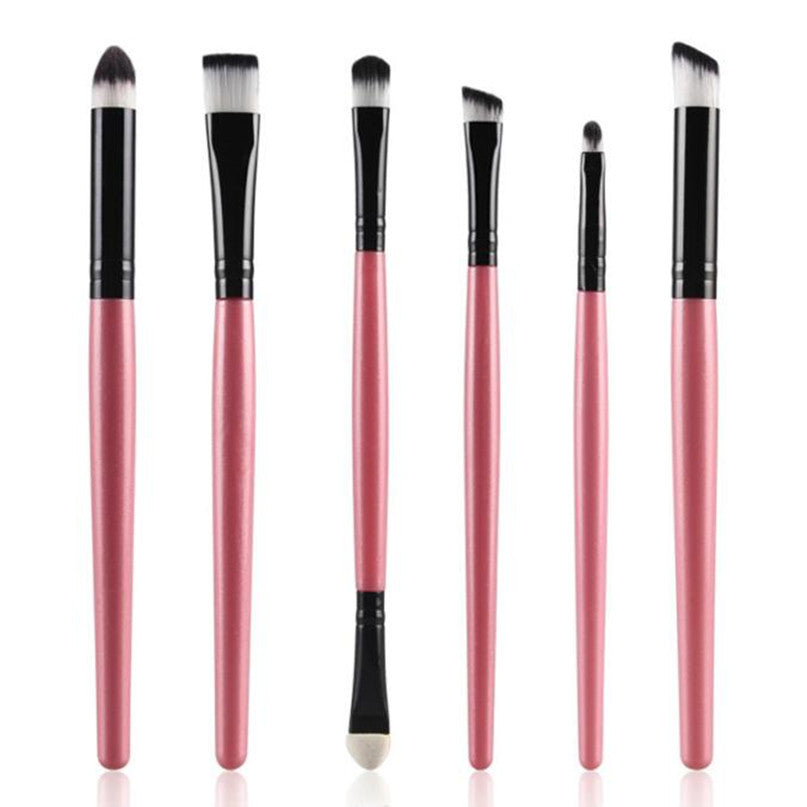 MAANGE 6PCS Makeup brushes Cosmetic brush for powder Lip Eyeshadow Foundation Brush Korean Maquiagem Pink