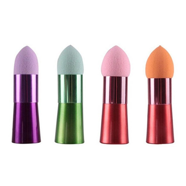 MAANGE 8cm Product is reusable if cared for properly Women Cosmetic Liquid Cream Foundation Concealer Sponge Lollipop Brush Anne