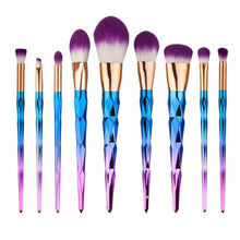 MAANGE 9PCS Make Up Foundation Eyebrow Eyeliner Blush Cosmetic Concealer Brushes maquiagem profissional Anne