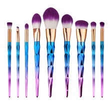 MAANGE 9PCS Make Up Foundation Eyebrow Eyeliner Blush Cosmetic Concealer Brushes maquiagem profissional Anne