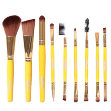 MAANGE 9pcs Pro Makeup Cosmetic Brushes Eyeshadow Eye Shadow Foundation Blending Brush High Quality Nylon Fiber Anne