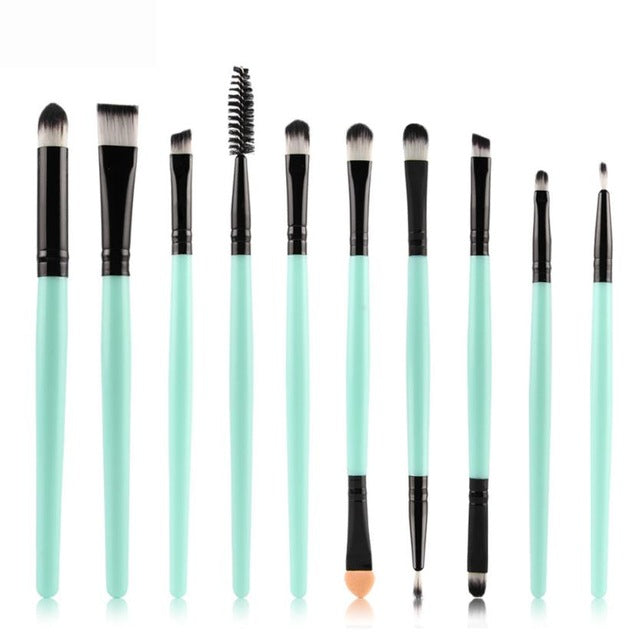 MAANGE fresh 10 pcs Makeup Brush Set tools Make-up Toiletry Kit Wool Make Up Brush Set new and high quality Anne