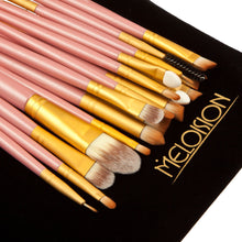 MELOISION 2017 Professional 15 Color Eyeshadow Make up palette+20PCS Makeup brushes Concealer Powder Foundation Eyeshadow brush