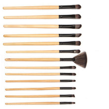 Made Of High Quality Material 24 PC Wood Makeup Brushes Cosmetic Make Up Set Kit Pouch Bag Black 2017