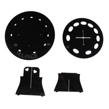 Made of sturdy clear acrylic 10 Hole Oval Makeup Brush Holder Drying Rack Organizer Cosmetic Shelf Tool Anne