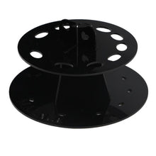 Made of sturdy clear acrylic 10 Hole Oval Makeup Brush Holder Drying Rack Organizer Cosmetic Shelf Tool Anne