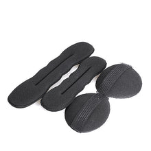 Magic Hair Clip Styling Maker Tool Set Pads Foam Sponge Bun Donut Hairpins