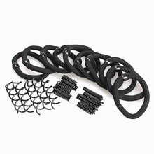 Magic Hair Clip Styling Maker Tool Set Pads Foam Sponge Bun Donut Hairpins
