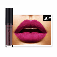 Magical Halo 2017 Waterproof Matte Liquid Lipstick Moisturizer Long lasting lipsticks Beauty Nutritious Lip gloss Red 36#
