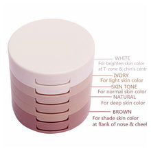 Make Up Pressed Powder 5 In 1 Concealing Contouring Powder Palette Face Perfect Foundation Base Makeup