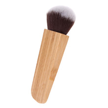 Makeup Brush Swirl Power Contour Bamboo Handle Blush Cosmetic Foundation Synthetic Hair Beauty Tool
