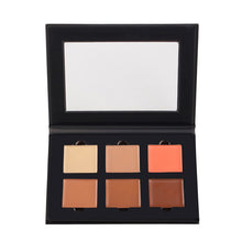 Makeup Contour Cream Kit Palette Concealer Foundation 6 Color Palette Medium Light Deep Fair