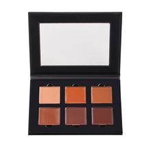 Makeup Contour Cream Kit Palette Concealer Foundation 6 Color Palette Medium Light Deep Fair
