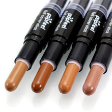 Makeup Creamy Double-ended 2 in1 Contour Stick Contouring Create 3D Face Concealer Full Cover Blemish