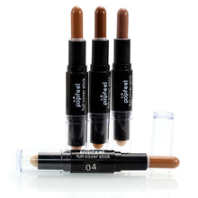 Makeup Creamy Double-ended 2 in1 Contour Stick Contouring Create 3D Face Concealer Full Cover Blemish