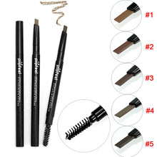 Makeup Eyebrow Waterproof Permanent Pencil Cosmetics Brow Eye Liner Tools 2 in 1 Hot
