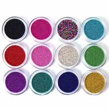 Makeup Nail Art Acrylic Palette + Stainless Steel Pusher Knife + Nail Art Caviar Manicure Makeup Tool Kits