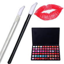 Makeup Sets 100 Pcs Disposable Lipstick Lip Brush + 66 Colors Lip Gloss Lipstick Cosmetic Makeup Lipgloss Lips Palette