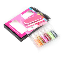 Manicure Mini Bottle Set Glitter Nail Art Powder Tips Sequin Decoration